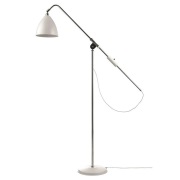 GUBI - Bestlite Bl4 VloerLamp Ø21 Chroom Matte Wit