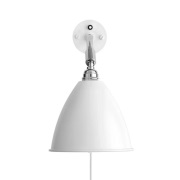 GUBI - Bestlite Bl7 Wandlamp Ø16 Chroom Matte Wit
