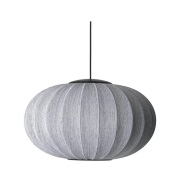 Made By Hand - Knit-Wit 57 LED hanglamp, Ø 57 cm, zilver