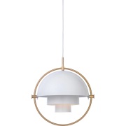 GUBI - Multi-Lite Hanglamp Ø36 Geelkoper/Wit