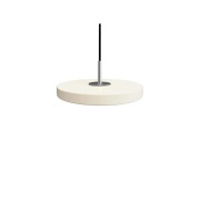 UMAGE - Asteria Hanglamp Micro Pearl White/Steel Top
