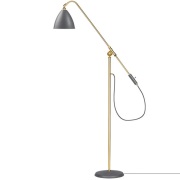 GUBI - Bestlite Bl4 VloerLamp Ø21 Geelkoper/Gray