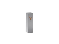 Hübsch - Hour Clock Metallic Grey