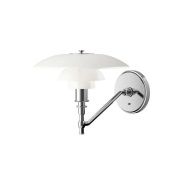 Louis Poulsen - PH 3/2 Wandlamp Hardwired SW White Opal Glass