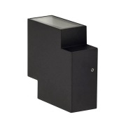 Lindby - Fendir LED Buiten Wandlamp Zwart