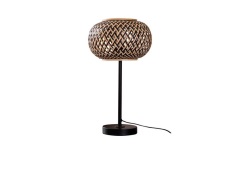 Lindby - Nerys Tafellamp Black/Wood