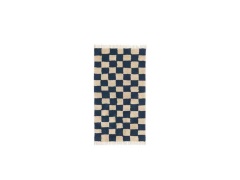 ferm LIVING - Mara Washable Vloerkleed Deep Blue/Warm Zand