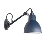 Lampe Gras - 104 Wandlamp Zwart/Blauw