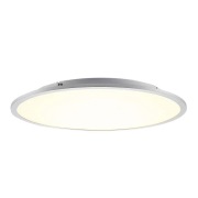 Lindby - Narima Plafondlamp Ø60 White/Silver