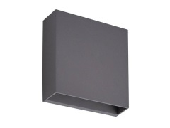Lindby - Ugar LED Buiten Wandlamp H14 Dark Grey