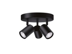 WiZ - Imageo  3 Plafondlamp Round RGB Black