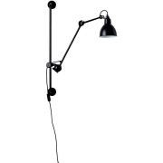 Lampe Gras - 210 Wandlamp Zwart/Satijn