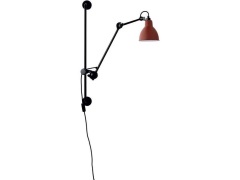 Lampe Gras - 210 Wandlamp Zwart/Rood