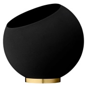 AYTM - Globe Pot Ø43xH37,4 Black/Gold