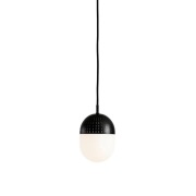 Woud - Dot Hanglamp M Zwart/Opal