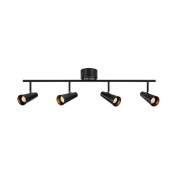 Markslöjd - Crest 4 Plafondlamp Zwart