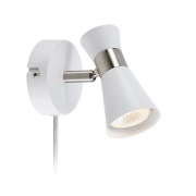 Markslöjd - Folie Wandlamp Wit/Nickel