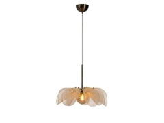 Markslöjd - Styrka hanglamp, Ø 63 cm, messing/beige