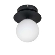 Globen Lighting - Art Deco 24 plafondlamp zwart/wit, IP44