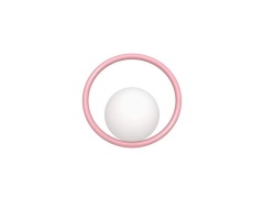 Swedish Ninja - Hula Hoop Wandlamp HW Bubblegum Pink