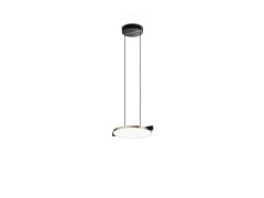 LIGHT-POINT - Inlay S2 Disc hanglamp Ø34,2 cm, zwart/goud