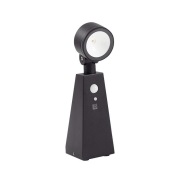 Lindby - Raide LED Zonnecellamp w/Sensor Zwart