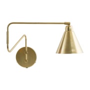 House Doctor - Game Wandlamp 70cm Geelkoper/Wit
