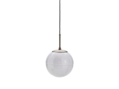 House Doctor - Halda Hanglamp Ø25x38 White/Brown