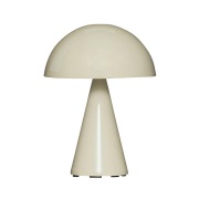 Hübsch - Mush LED Portable Taffellamp Dim. Zand