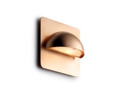 LIGHT-POINT - Rørhat LED buiten wandlamp, ruw koper