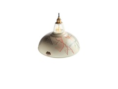 Coolicon - Grote hanglamp uit 1933, Ø 40 cm, crèmekleurig