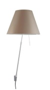 Luceplan - Costanza Wandlamp met Dimmer Alu/Shaded Stone