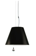 Luceplan - Costanza Hanglamp Up/Down Liquorice Black