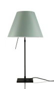 Luceplan - Costanza Tafellamp met Dimmer Zwart/Comvert Green