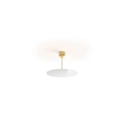 Luceplan - Millimetro Plafondlamp H33 Ø50 Brass/Mirror