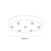 LIGHT-POINT - Ceiling Basis Ø300/7 Hanglampen White