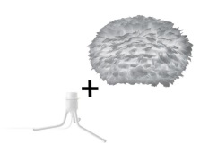 UMAGE - Eos Medium Tafellamp met Mini Voet Gray/Wit