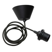 Watt & Veke - Ophangset 2 m E27 Black