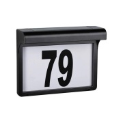Paulmann - Dayton II Solar LED Buiten Wandlamp w/Numbers IP44 Black