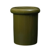 ferm LIVING - Rollo Pot H36 Moss Green