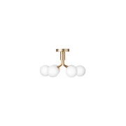 Nuura Aps - Apiales 6 Plafondlamp Brushed Brass/Opal Nuura