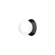 Nuura Aps - Liila 1 Wand-/Plafondlamp IP44 Medium Black/Opal Nuura