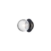 Nuura Aps - Liila 1 Wand-/Plafondlamp IP44 Small Black/Optic Clear Nuu...