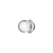 Nuura Aps - Liila 1 Wand-/Plafondlamp IP44 Small Light Silver/Optic Cl...