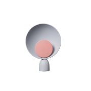 PLEASE WAIT to be SEATED - Blooper Taffellamp Ash Grey/Indian Red