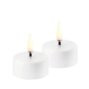 Uyuni Lighting - Oplaadbare LED-kaars, 2-pack, 3,9 cm, wit