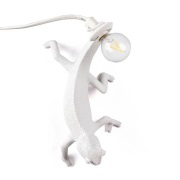 SELETTI - Chameleon Right-Going Down Wandlamp Wit