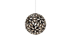 david trubridge - Floral Hanglamp Ø40 Zwart 1 Kant