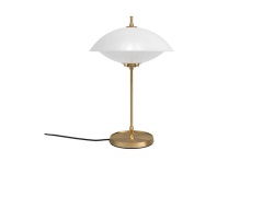 FRITZ HANSEN - Clam Taffellamp Opal/Brass