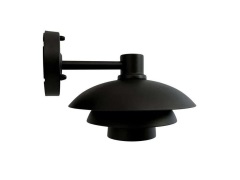 Dyberg Larsen - Morph Buiten Wandlamp Ø24 Zwart DybergLarsen